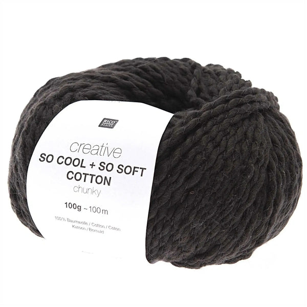 851909 0012|Creative So Cool + So Soft Cotton Chunky - 08 schwarz, 12 schwarz