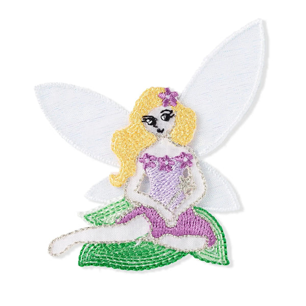 925335|Applikation Prinzessin im Gras, mehrfarbig