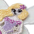 925335|Applikation Prinzessin im Gras, mehrfarbig