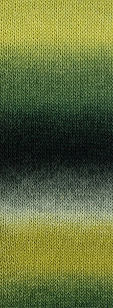 852405 8057|Meilenweit 100 Color Mix Soft - 8057, 8057 lind-/blatt-/schwarz-/graugrün/oliv