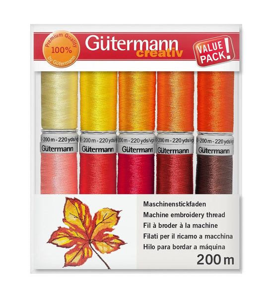 734005-1|Stickfaden-Set Rayon 40, 200m/10, 1