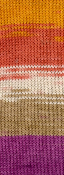19537793|Cool Wool 4 Socks Print II - 7793 burgund/orange/lachsrot/ecru/hellbraun/fuchsia, 7793 burgund/orange/lachsrot/ecru/hellbraun/fuchsia