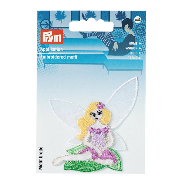 925335|Applikation Prinzessin im Gras, mehrfarbig