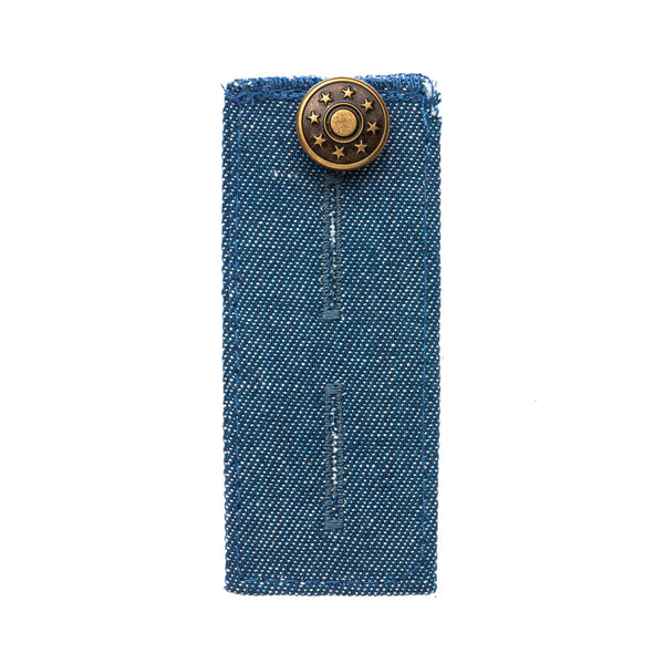417612|Bunderweiterung Knopf, jeans, 80 x 35mm, jeansblau