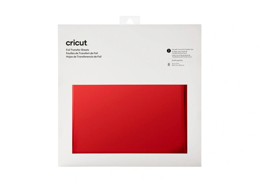 2008721|Cricut Transferfolien 30x30cm 8 Stück, rot