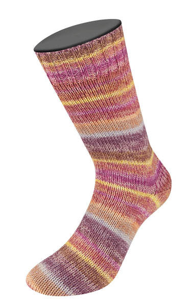 19493493|Meilenweit 100 Merino extrafine Cosima - 3493 orange/lachs/rosa/dunkelrot/rost/gelb/hellbeige/beige/fuchsia, 3493 orange/lachs/rosa/dunkelrot/rost/gelb/hellbeige/beige/fuchsia