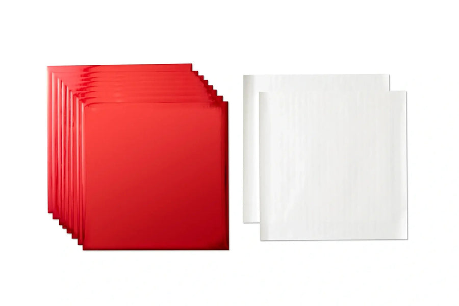2008721|Cricut Transferfolien 30x30cm 8 Stück, rot