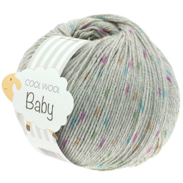 7670358|Cool Wool Baby Print Punto - 358 hellgrau/türkis/grün/zyklam, 358 hellgrau/türkis/grün/zyklam