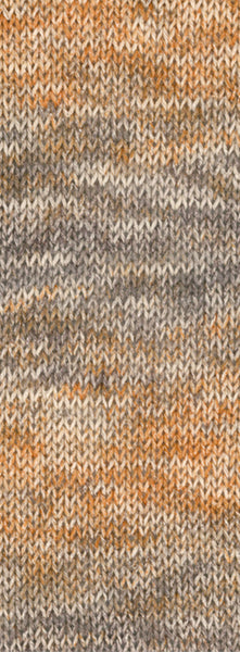 10300123|Landlust Sommerseide Print - 123 rost/grau, 123 rost/grau