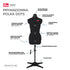 611753|Schneiderbüste M "Prymadonna Polka Dots", schwarz
