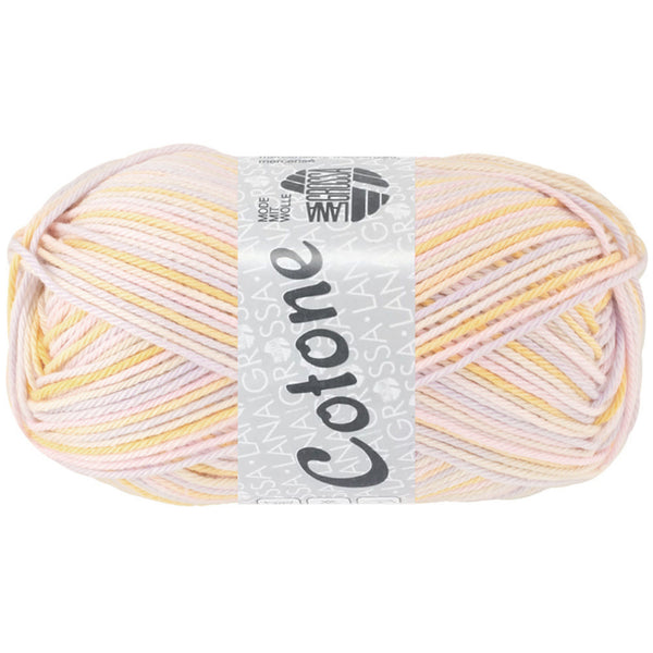 7930357|Cotone Print - 357 hellgelb/zartlila/rosé/ecru, 357 hellgelb/zartlila/rosé/ecru