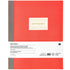 302245|Paper Poetry Notizbuch L Goldrand, neonrot/gold