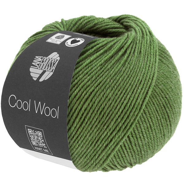 671434|Cool Wool Mélange - 1434 grün meliert, 1434 grün meliert