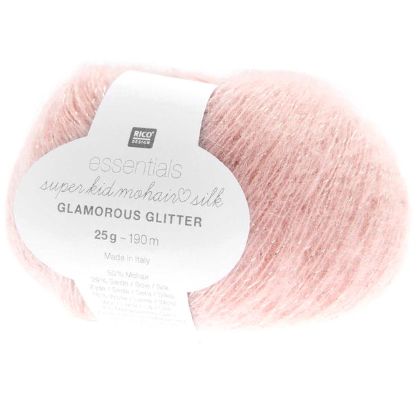 383377.003|Essentials Super Kid Mohair Loves Silk Glamorous Glitter - 003 apricot, apricot