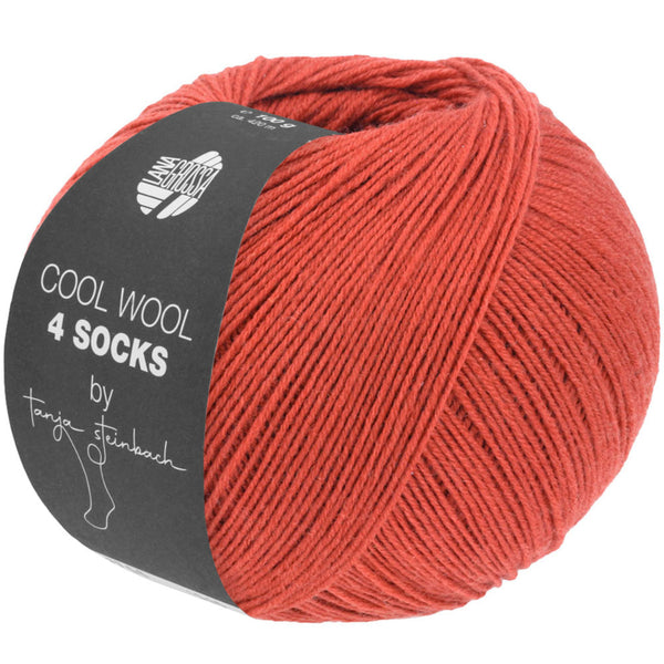 19527714|Cool Wool 4 Socks Uni - 7714 terracotta, 7716 terracotta