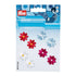 925425|Applikation selbstkl./aufb. Blumen bunt, mehrfarbig