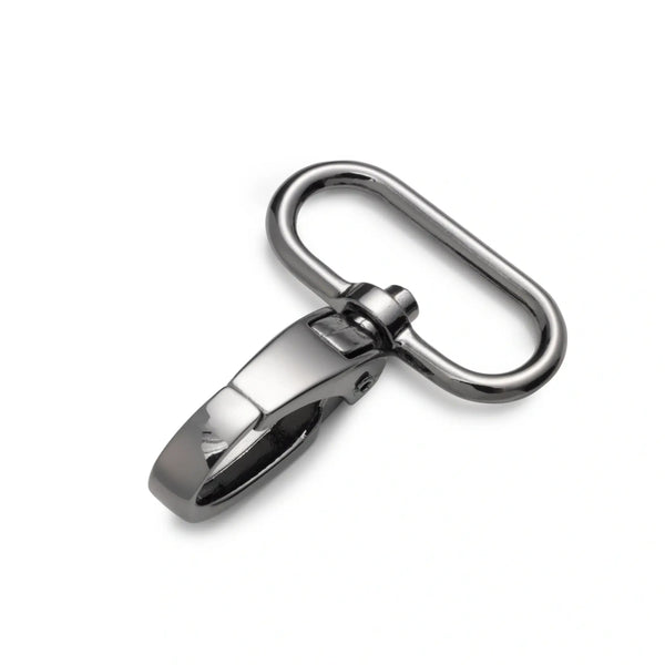 417944|Karabinerhaken 30 x 45mm, gunmetal, gunmetal