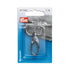 417942|Karabinerhaken 25 x 45mm, gunmetal, gunmetal
