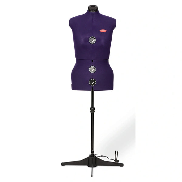 611757|Schneiderbüste L "Prymadonna", 8-teilig, violett