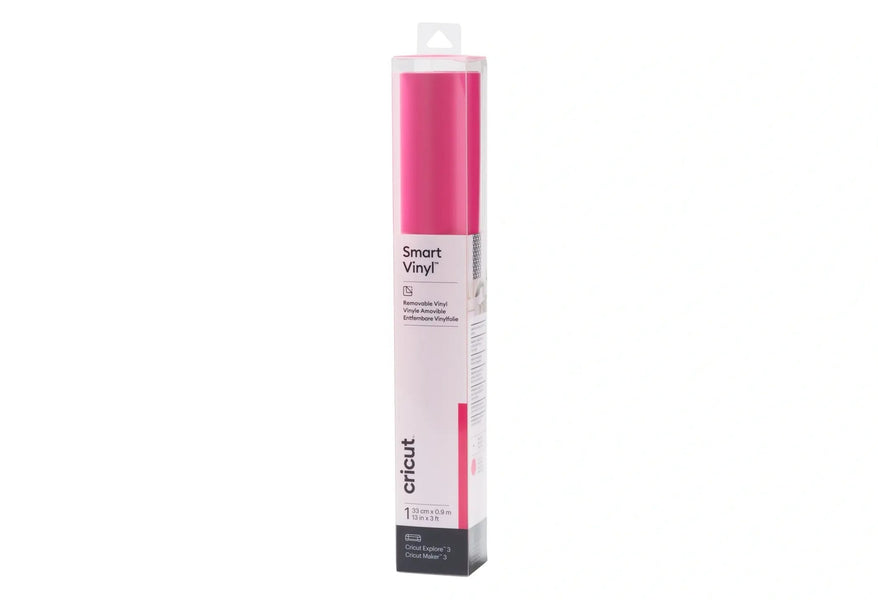 2008644|Cricut Smart Vinyl Removable 33x91cm für Cricut Explore 3 und Maker 3, party pink