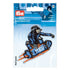 924320|Applikation Affe auf Skateboard blau/bunt, blau