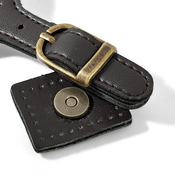416485|Taschenverschluss mit Magnetknopf, altmessing