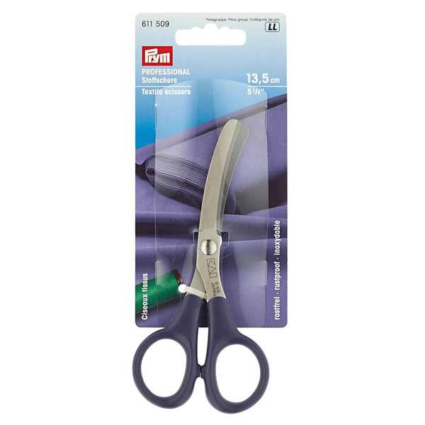 611509|Stoffschere "Professional", gebogen 13,5cm, violett