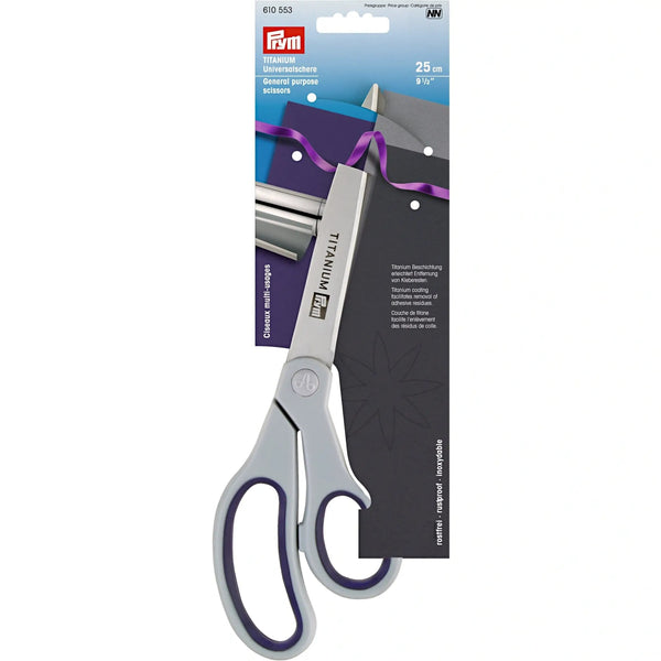 610553|Universalschere "Titanium" 25cm, grau