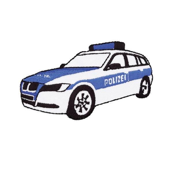924327|Applikation Polizeiauto, blau
