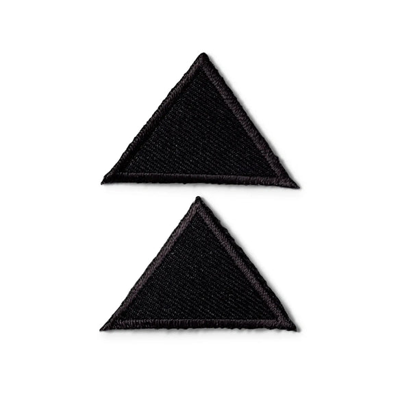 925275|Applikation Dreiecke, klein, schwarz, schwarz