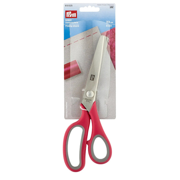 610525|Zackenschere "Hobby" 23cm, rot