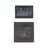 922006|Applikation Label THINK/BLUE, grau, grau