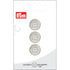 0044065 015 0821|Metallknopf 4-Loch, 15mm, silber matt, 0821 silber matt
