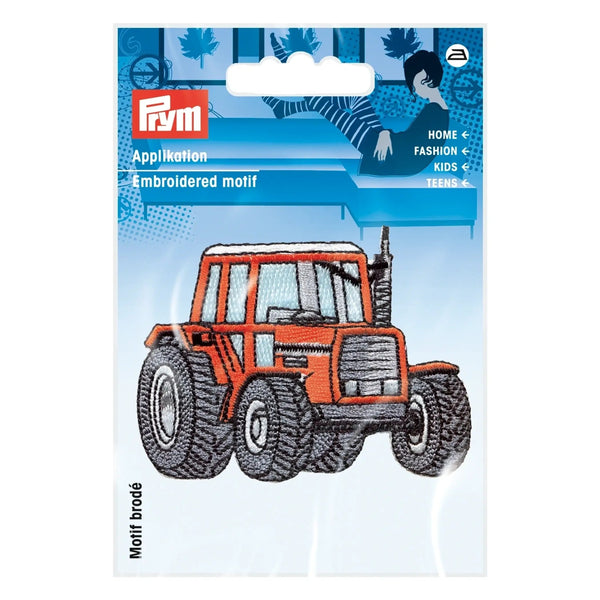 924323|Applikation Traktor, rot