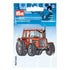 924323|Applikation Traktor, rot