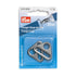 615830|Triangel-Ringe mit Steg, 25mm, gunmetal, gunmetal