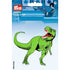 924270|Applikation Dino, T-Rex, groß, grün, mehrfarbig