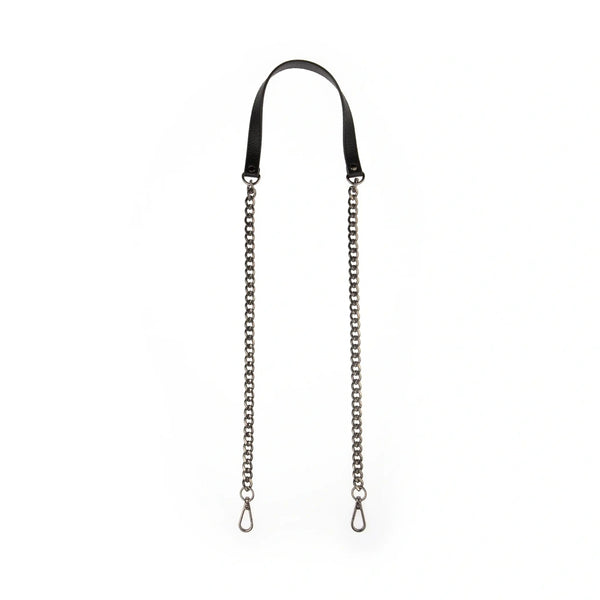 615251|Taschenkette Madonna, schwarz/gunmetal, gunmetal