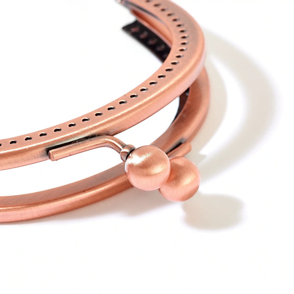 615167|Taschenverschluss "Olivia", kupferfarbig gebürstet