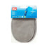 929354|Patches Veloursleder, zum Aufnähen, 10 x 14cm, grau, grau