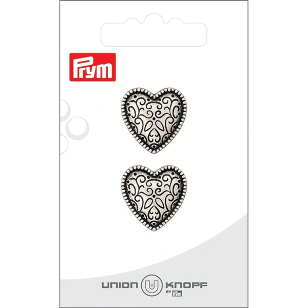0041438 020 0083|Metallknopf Öse, 20mm, altsilber, 0083 altsilber