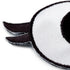 924273|Applikation Augen, schwarz/weiß mit Wimpern, mehrfarbig
