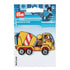 925362|Applikation Betonmischer gelb, mehrfarbig