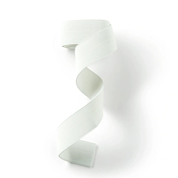 955374|Elastic-Band, weich, 25mm, weiß, 1m, weiß