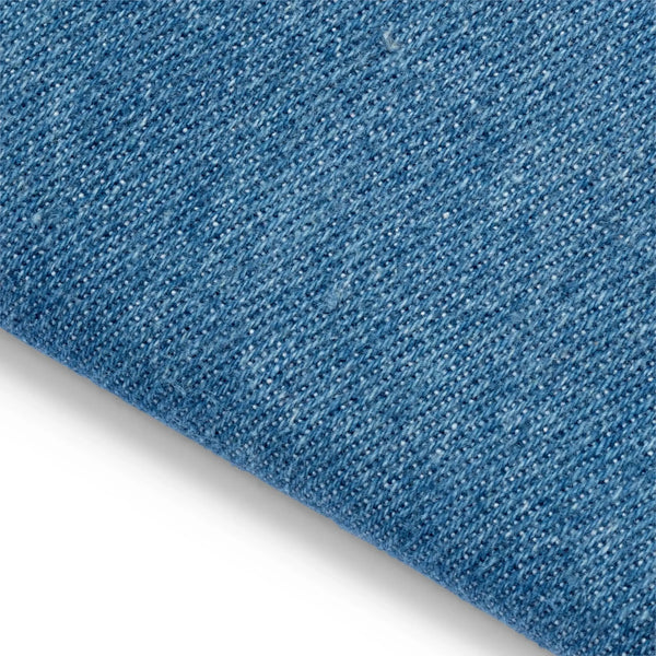 929553|Flickstoff Jeans, aufbügelbar, 12 x 45cm, mittelblau, mittelblau