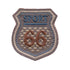 922012|Applikation Label SPORT 66, grau/blau/beige, grau