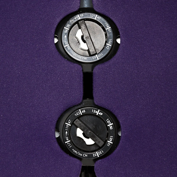 611757|Schneiderbüste L "Prymadonna", 8-teilig, violett