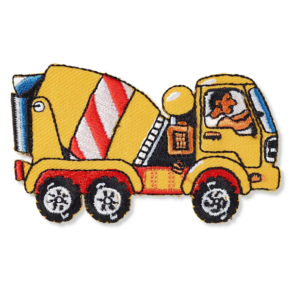 925362|Applikation Betonmischer gelb, mehrfarbig