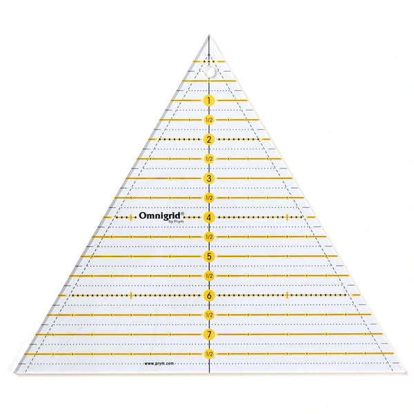 611658|Patchwork-Lineal 60° Dreieck Multi 8 inch, transparent