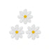 926720|Applikation Blumen klein, weiß, weiß
